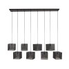 Ayron Lámparas colgantes Negro, 8 luces