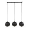 Zip Lámparas colgantes Negro, 3 luces