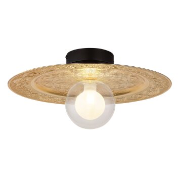 Lámparas Globo Lighting Riga Plafones Negro, 1 luz