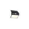 Lámparas Reality OLINDA Apliques LED Negro, 1 luz, Sensor de movimiento