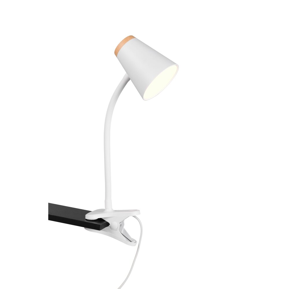 Lámparas Reality Pongo Flexos con pinza LED Blanca, 1 luz main product photo