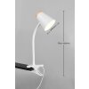 Lámparas Reality Pongo Flexos con pinza LED Blanca, 1 luz