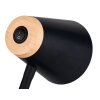 Lámparas Reality Pongo Flexos con pinza LED Negro, 1 luz