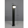 Lámparas Reality COLOMBO Lámpara de pie para exterior LED Negro, 1 luz, Sensor de movimiento