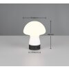 Lámparas Reality Dooley Lámparas de mesa LED Blanca, 1 luz