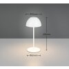 Lámparas Reality Ortiz Lámparas de mesa LED Blanca, 1 luz