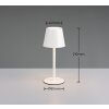 Lámparas Reality Diaz Lámparas de mesa LED Blanca, 1 luz