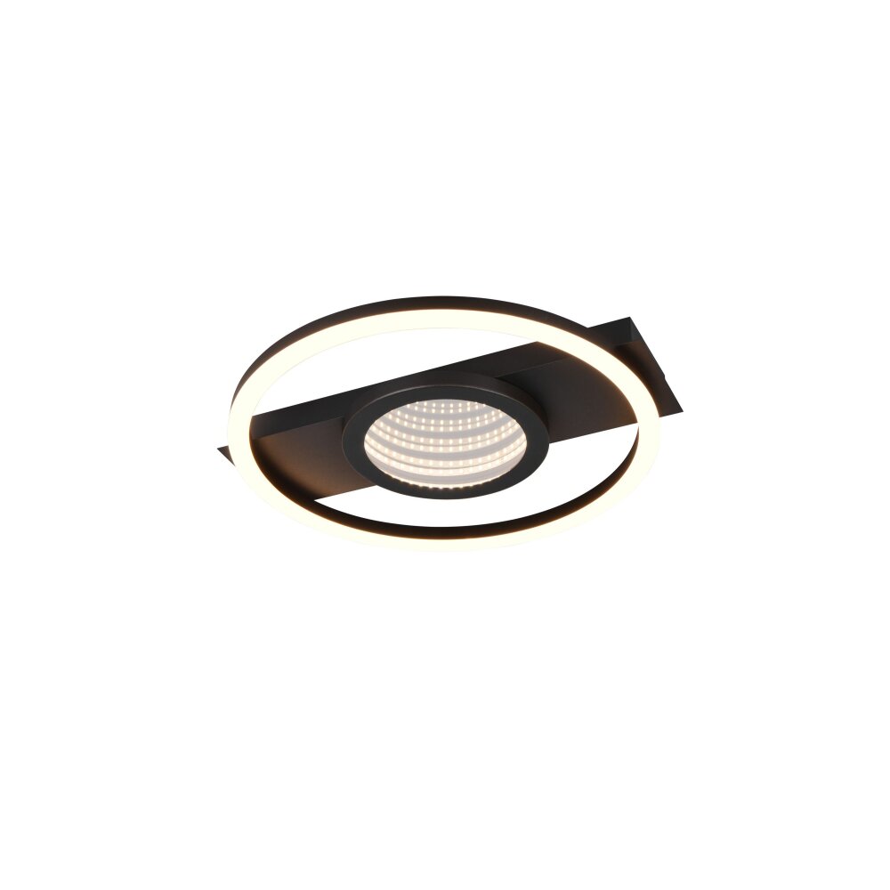 Lámparas Reality Wheeler Plafones LED Negro, 1 luz main product photo