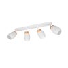 Lámparas Reality Bidar Spot techo Blanca, 4 luces