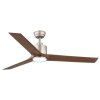 Lámparas Globo Lighting Modesto lámpara ventilador de techo LED Gris, 1 luz, Mando a distancia