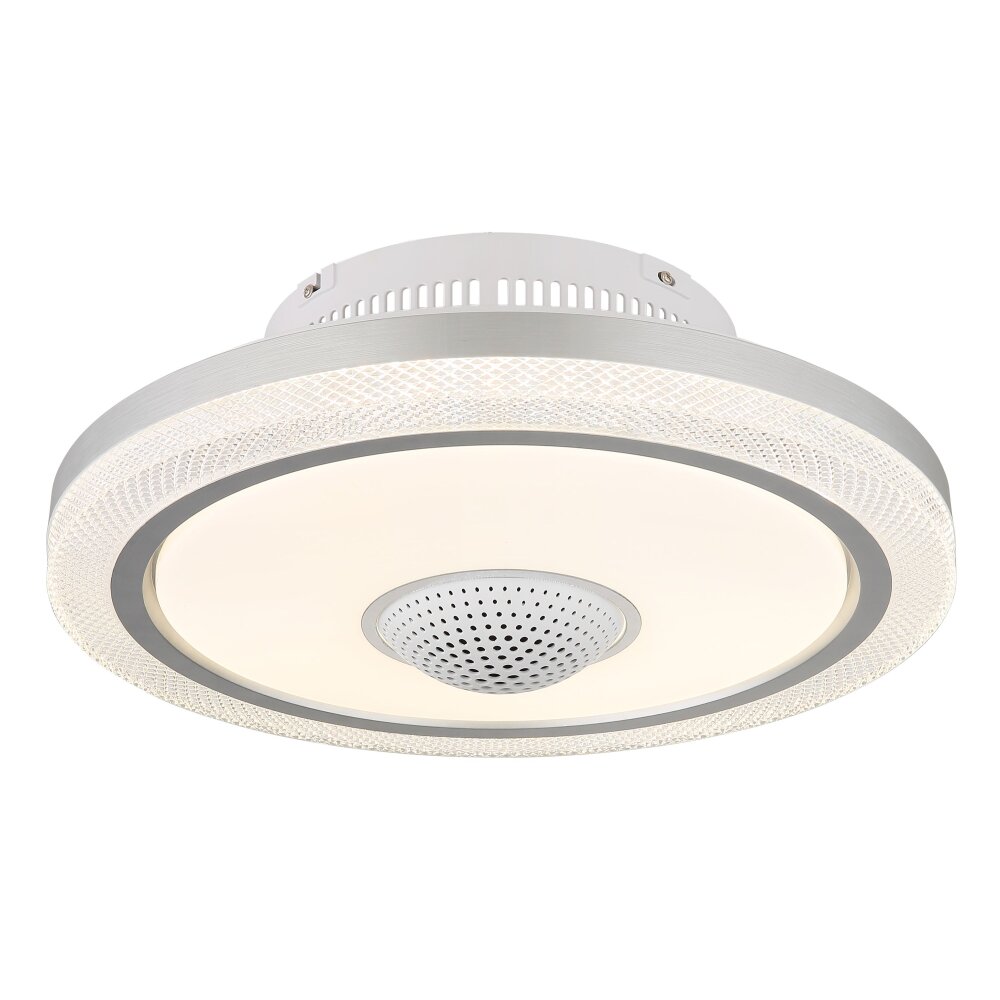 Lámparas Globo Lighting Shelly lámpara ventilador de techo LED Blanca, 1 luz, Mando a distancia main product photo