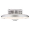 Lámparas Globo Lighting Shelly lámpara ventilador de techo LED Blanca, 1 luz, Mando a distancia