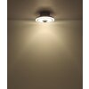 Lámparas Globo Lighting Shelly lámpara ventilador de techo LED Blanca, 1 luz, Mando a distancia