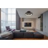 Lámparas Globo Lighting Deanne lámpara ventilador de techo LED Negro, 1 luz, Mando a distancia, Cambia de color