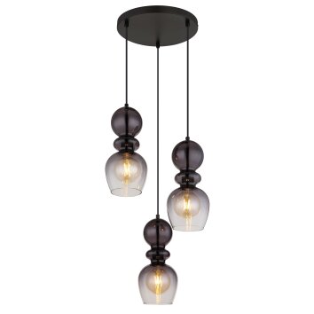 Lámparas Globo Lighting Clarity Lámparas suspendidas Negro, 3 luces