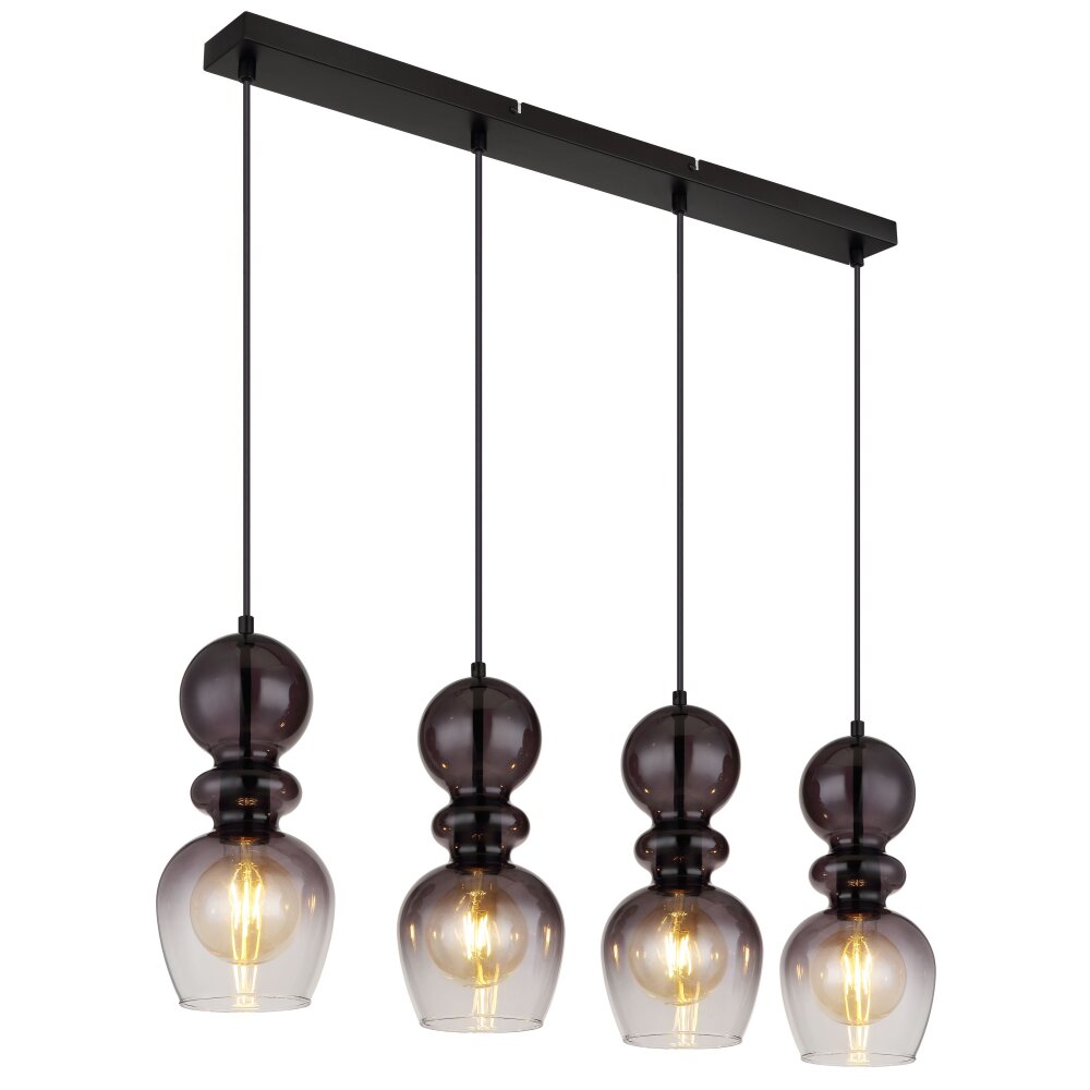 Lámparas Globo Lighting Clarity Lámparas suspendidas Negro, 4 luces main product photo