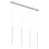 Lámparas Globo Lighting Ryan Lámparas suspendidas Blanca, 4 luces