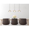 Lámparas Globo Lighting Avila Lámparas suspendidas LED Cromo, Negro, 1 luz, Mando a distancia