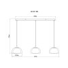 Lámparas Globo Lighting Avila Lámparas suspendidas LED Cromo, Negro, 1 luz, Mando a distancia