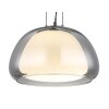 Lámparas Globo Lighting Avila Lámparas suspendidas LED Cromo, Negro, 1 luz, Mando a distancia