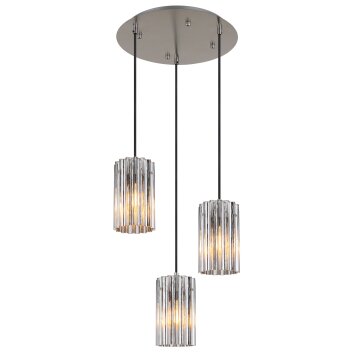 Lámparas Globo Lighting Cayden Lámparas suspendidas Níquel-mate, 3 luces