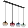 Lámparas Globo Lighting Sander Lámparas suspendidas Negro, 4 luces