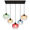 Lámparas Globo Lighting Sander Lámparas suspendidas Negro, 5 luces