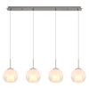Lámparas Globo Lighting Barry Lámparas suspendidas Cromo, Níquel-mate, 4 luces