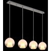 Lámparas Globo Lighting Barry Lámparas suspendidas Cromo, Níquel-mate, 4 luces