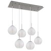 Lámparas Globo Lighting Barry Lámparas suspendidas Cromo, Níquel-mate, 6 luces