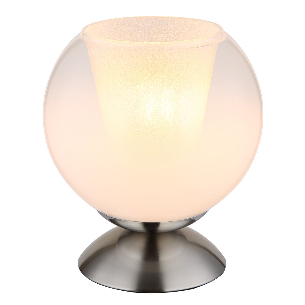 Lámparas Globo Lighting Barry Lámparas de mesa Cromo, Níquel-mate, 1 luz main product photo