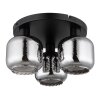 Lámparas Globo Lighting Xia Plafones Negro, 3 luces