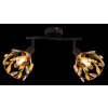 Lámparas Globo Lighting Mika Plafones Negro, 2 luces