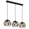 Lámparas Globo Lighting Mika Lámparas suspendidas Negro, 3 luces