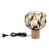 Lámparas Globo Lighting Mika Lámparas de mesa Marrón, 1 luz