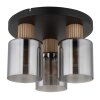 Lámparas Globo Lighting Aleidis Plafones marrón oscuro, Negro, 3 luces