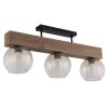 Lámparas Globo Lighting I Plafones Crudo, Negro, 3 luces