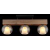 Lámparas Globo Lighting I Plafones Crudo, Negro, 3 luces