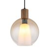 Lámparas Globo Lighting I Lámparas suspendidas Crudo, Negro, 1 luz