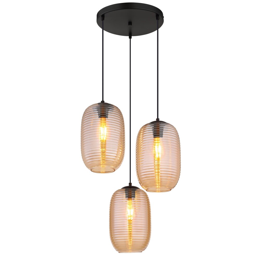 Lámparas Globo Lighting Jefrey Lámparas suspendidas Negro, 3 luces main product photo