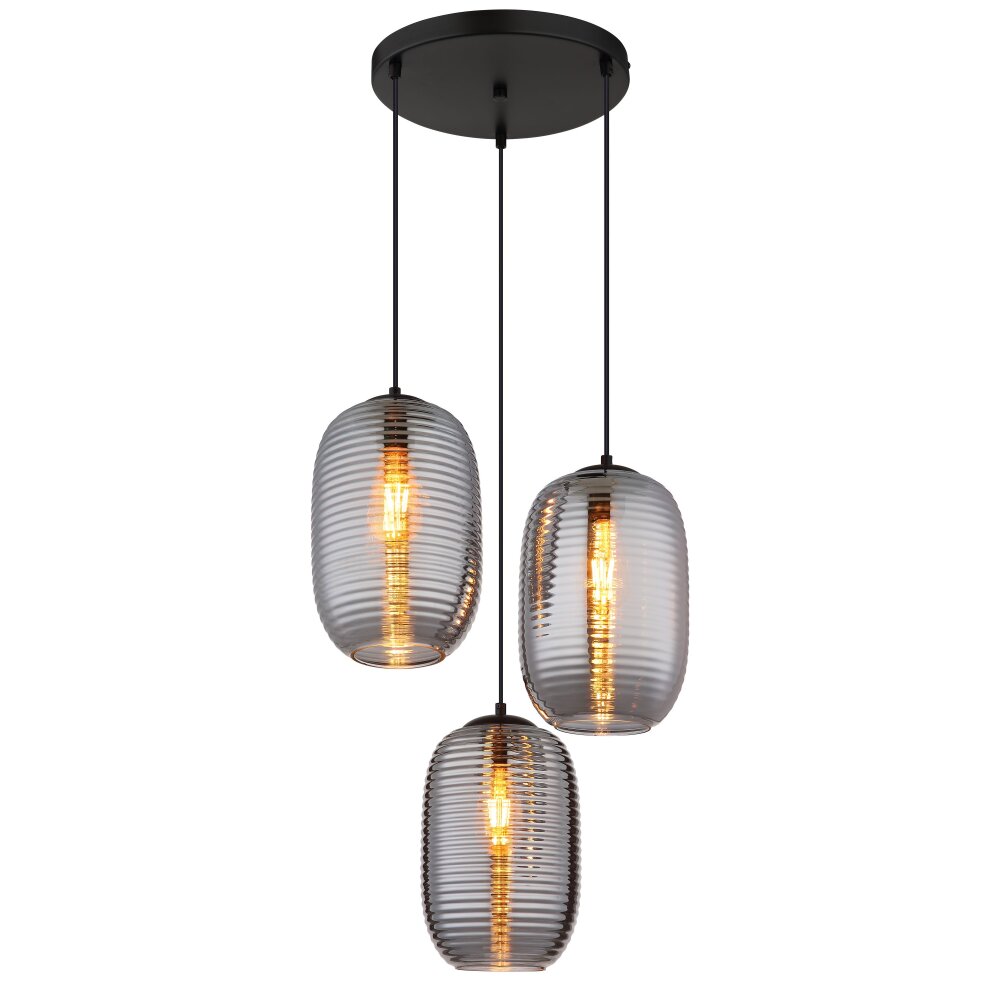 Lámparas Globo Lighting Jefrey Lámparas suspendidas Negro, 3 luces main product photo