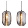 Lámparas Globo Lighting Jefrey Lámparas suspendidas Negro, 4 luces