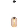 Lámparas Globo Lighting Jefrey Lámparas suspendidas Negro, 1 luz