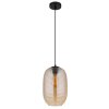 Lámparas Globo Lighting Jefrey Lámparas suspendidas Negro, 1 luz