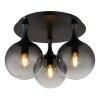 Lámparas Globo Lighting Dalton Plafones Negro, 3 luces