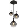 Lámparas Globo Lighting Dalton Lámparas suspendidas Negro, 3 luces