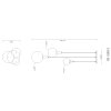 Lámparas Globo Lighting Dalton Lámparas suspendidas Negro, 3 luces