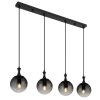 Lámparas Globo Lighting Dalton Lámparas suspendidas Negro, 4 luces