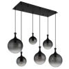 Lámparas Globo Lighting Dalton Lámparas suspendidas Negro, 6 luces