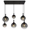 Lámparas Globo Lighting Dalton Lámparas suspendidas Negro, 6 luces